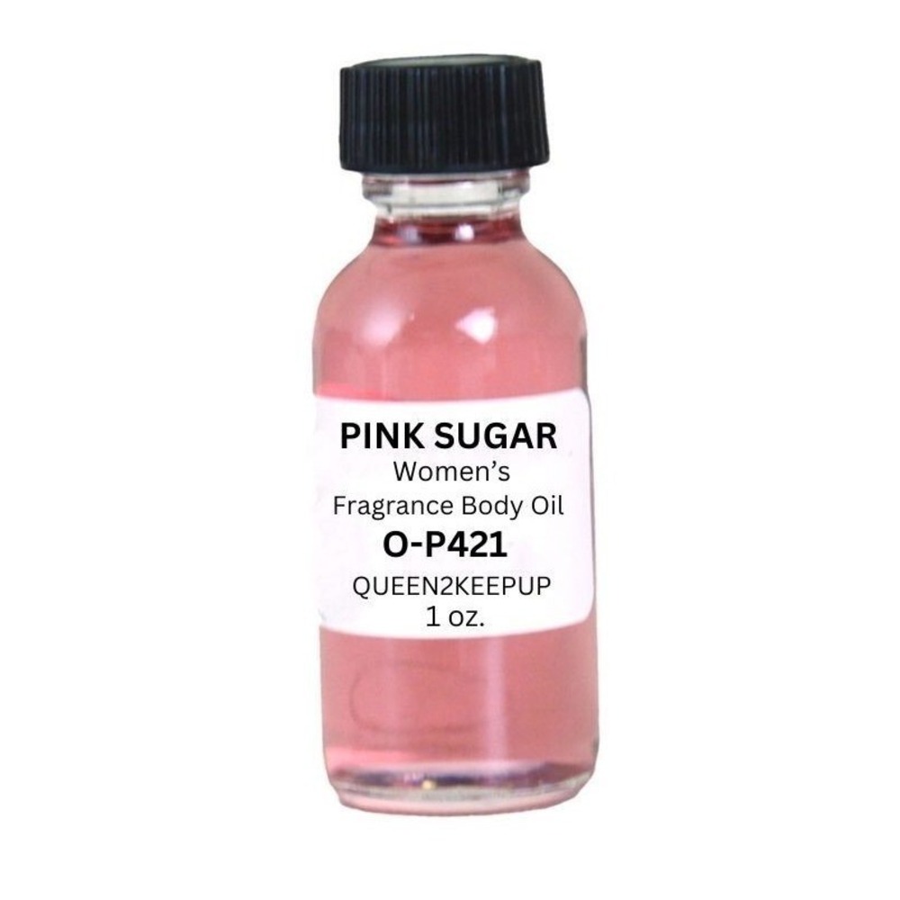 Pink Sugar Women's Body Oil Sweet Fruity and Vanilla Gourmand Fragrance 1 oz
